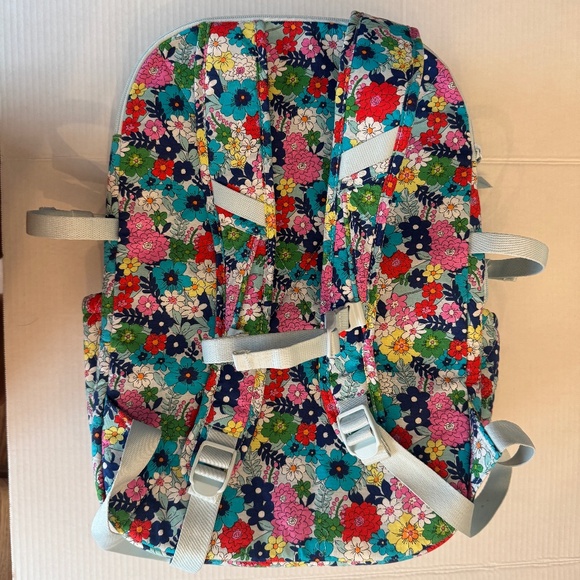 Floral Essential Expandable Backpack in Cotton - Vera Bradley main image 7